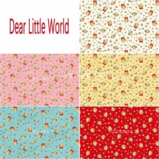 日本进口Dear Little World小菊花quiltgate玛格丽特服装布艺面料