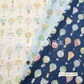 25cm日本进口纯棉60支高支棉22fabric松浦yukiemon猫跳伞运动面料