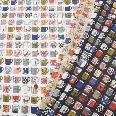 日本进口纯棉马克杯60支服装面料