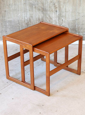 丹麦大师Arne Hovmand Olsen设计Vintage 中古 Mogens Kold叠茶几