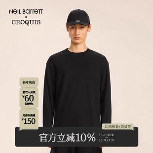 速写男装 Barrett联名 秋冬新款 休闲长袖 上衣 T恤简约男士 Neil