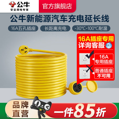 新能源汽车公牛延长线插座