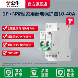 N漏电保护器空开小型断路器升级电闸16A20A25A32A 公牛插座旗舰1P