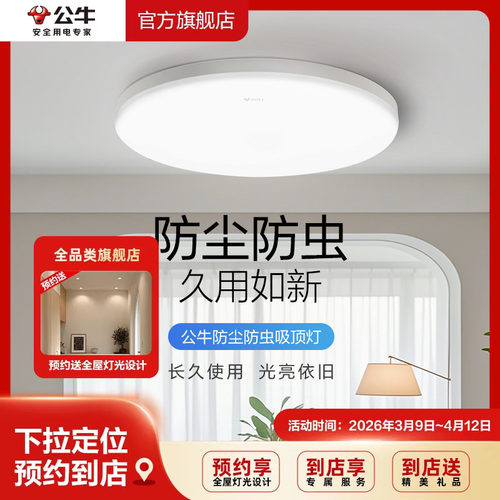 公牛led阳台玄关吸顶灯