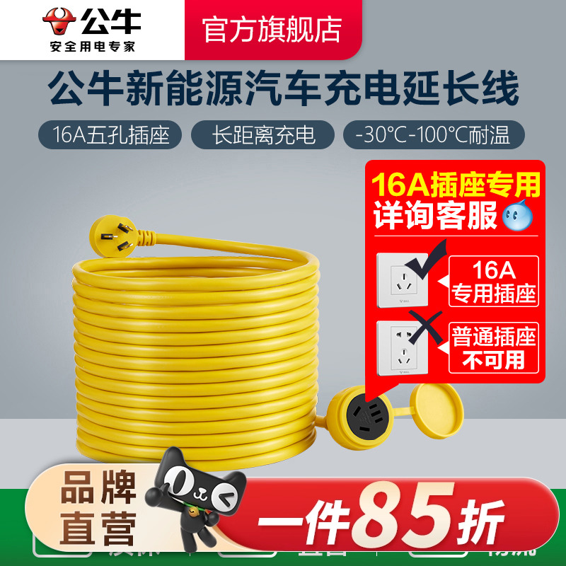 新能源汽车公牛延长线插座