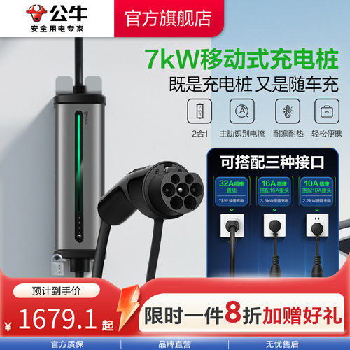 公牛新能源电车充特斯拉