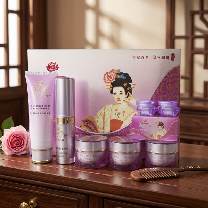 正品美赛妃白里透红 五合一 美賽妃 五件套装美赛妃化妆品