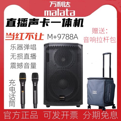 万利达蓝牙OTG直播户外声卡乐器