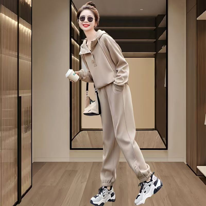 高档运动套装女2026春秋新款休闲运动套装