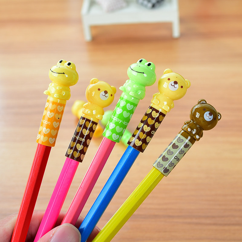 得力儿童铅笔套铅笔帽保护套装小学生铅笔矫正延长器保护帽0506