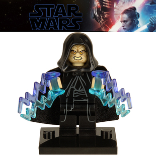 兼容星球大战人仔欣宏205帕尔帕庭积木西斯皇帝 sw634 闪电 75093