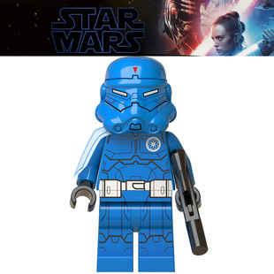 星球大战人仔积木 sw478 蓝色暴风兵第三方益智儿童拼装玩具