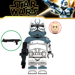 星球大战人仔欣宏1966狼群克隆人彗星第三方儿童益智拼装积木玩具