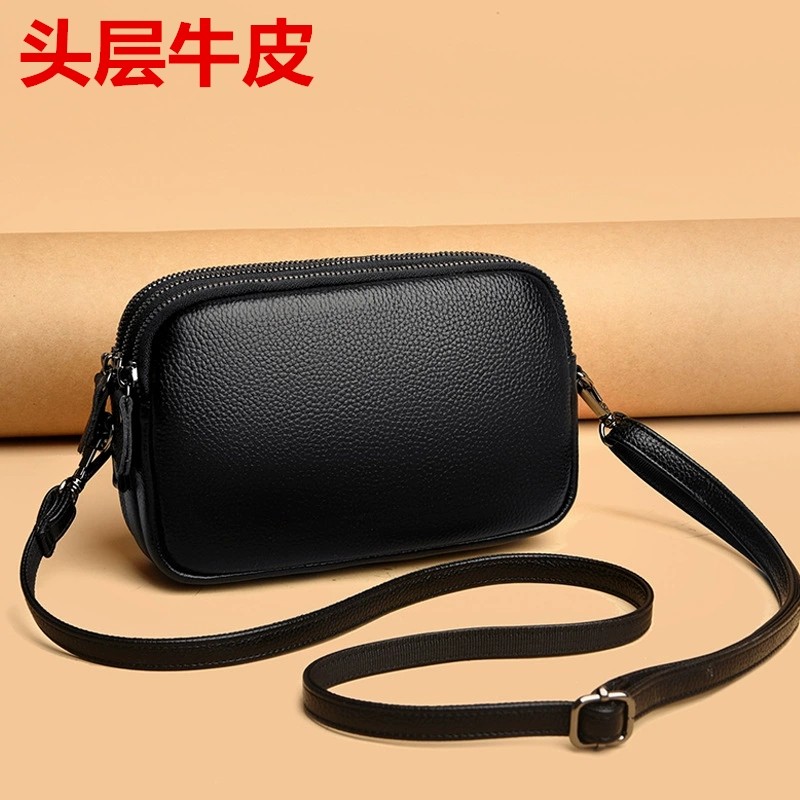 头层牛皮女士斜挎包新款真皮时尚百搭手机包春季上新软皮单肩小包,箱包皮具/热销女包/男包,通用款女包,淘宝优惠券,粉丝福利购,淘宝优惠卷