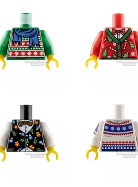 现货 Firestar FST 第三方人仔 身体 圣诞节毛衣 西装 趣味积木