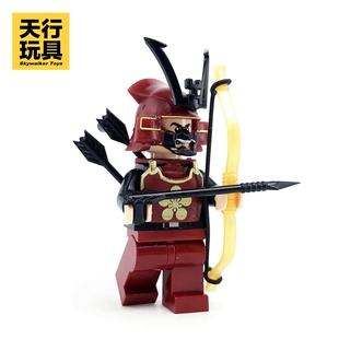 台湾Minifig.cat兼容第三方人仔武器配件弓箭日式日本武士道忍者