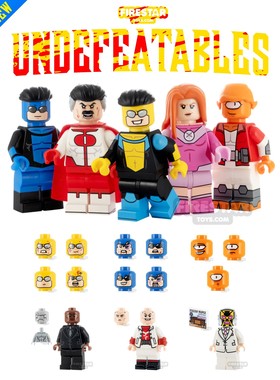 现货 fst firestar 第三方人仔 无敌少侠 Invincible 积木