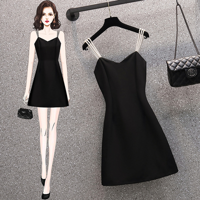 中长款吊带内搭洋气连衣裙