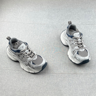 米家系带防滑厚底增高老爹鞋女