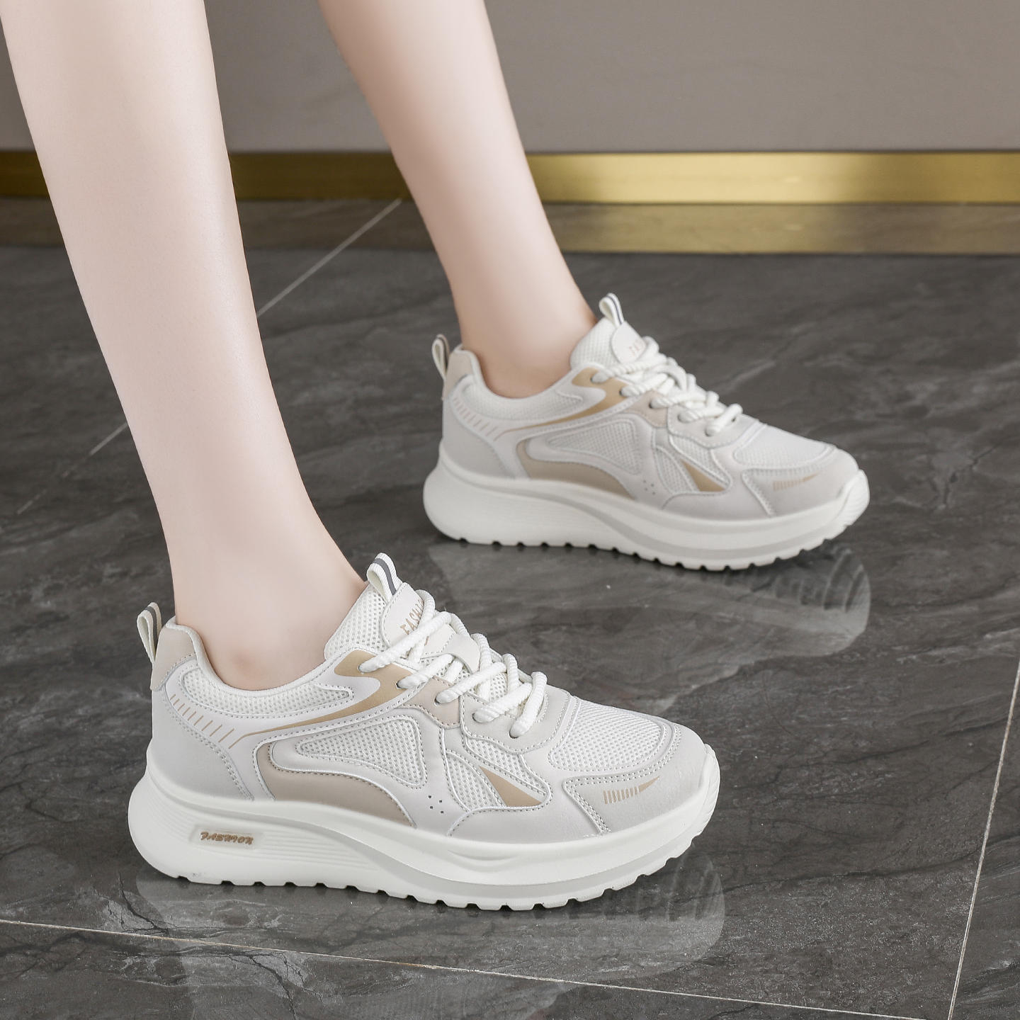 爆款女士网面老爹鞋秋季运动鞋