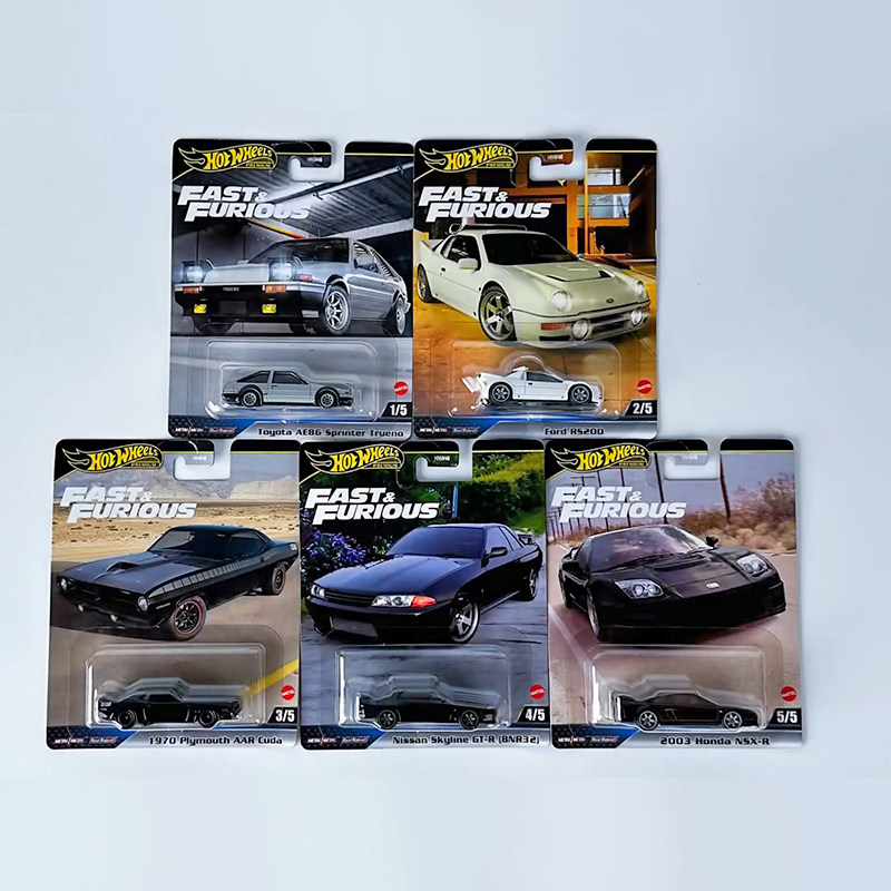 风火轮速度与激情汽车文化E批次丰田AE86尼桑R32福特普利茅斯本田