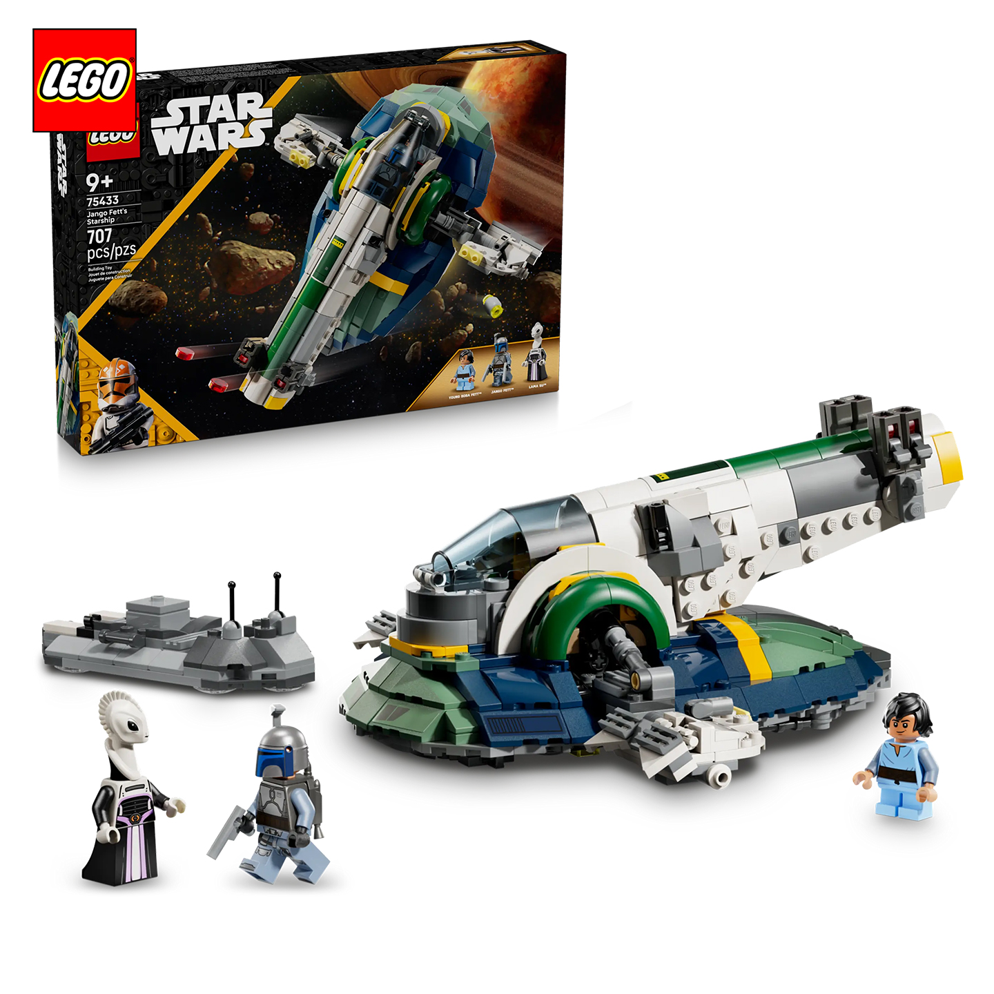 LEGO乐高 75433 星球大战TM 套内MOC-陆行艇男女益智拼装积木玩具