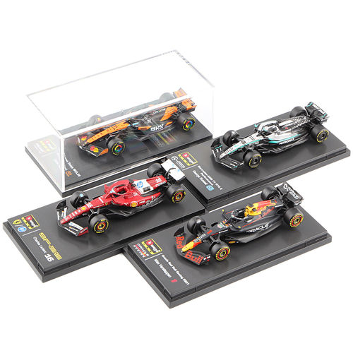 比美高F1新品1:64方程式赛车模型红牛RB21法拉利 奔驰 迈凯伦车队