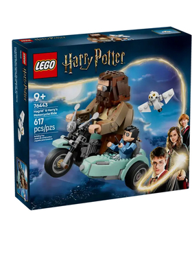 LEGO乐高76443哈利波特海格与哈利的摩托车之旅男孩女孩小玩具