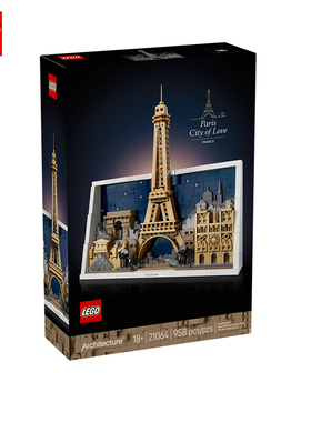 LEGO乐高21064建筑巴黎城市地标男女孩积木拼装生日礼物收藏玩具