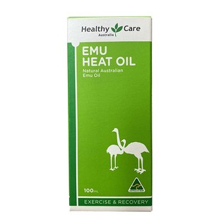 澳洲Healthy OIL鸵鸟发热油HC关节 HEAT care鸸鹋油100ml按摩EMU