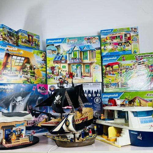 绝版德国playmobil摩比世界玩具船飞机农场房屋 我慢慢上架更新