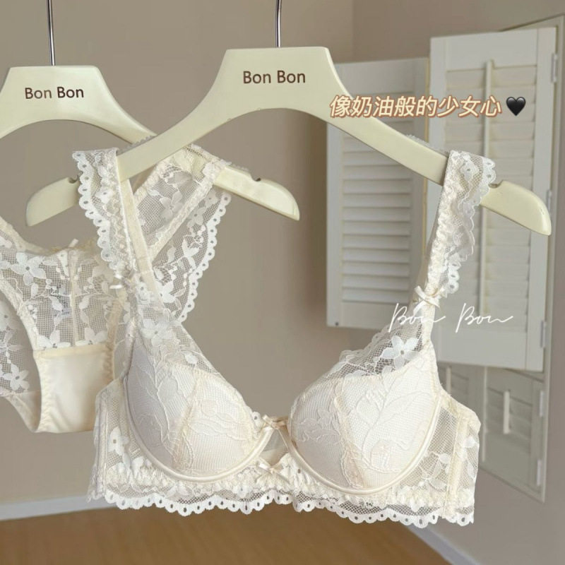 温柔小羊~软糯法式甜美公主bra软钢圈纯欲胸罩舒服内衣套装,女士内衣/男士内衣/家居服,少女文胸,淘宝优惠券,粉丝福利购,淘宝优惠卷