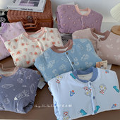 新疆棉花可机洗手工棉袄儿童棉服学生校服内搭保暖男女棉衣 全棉