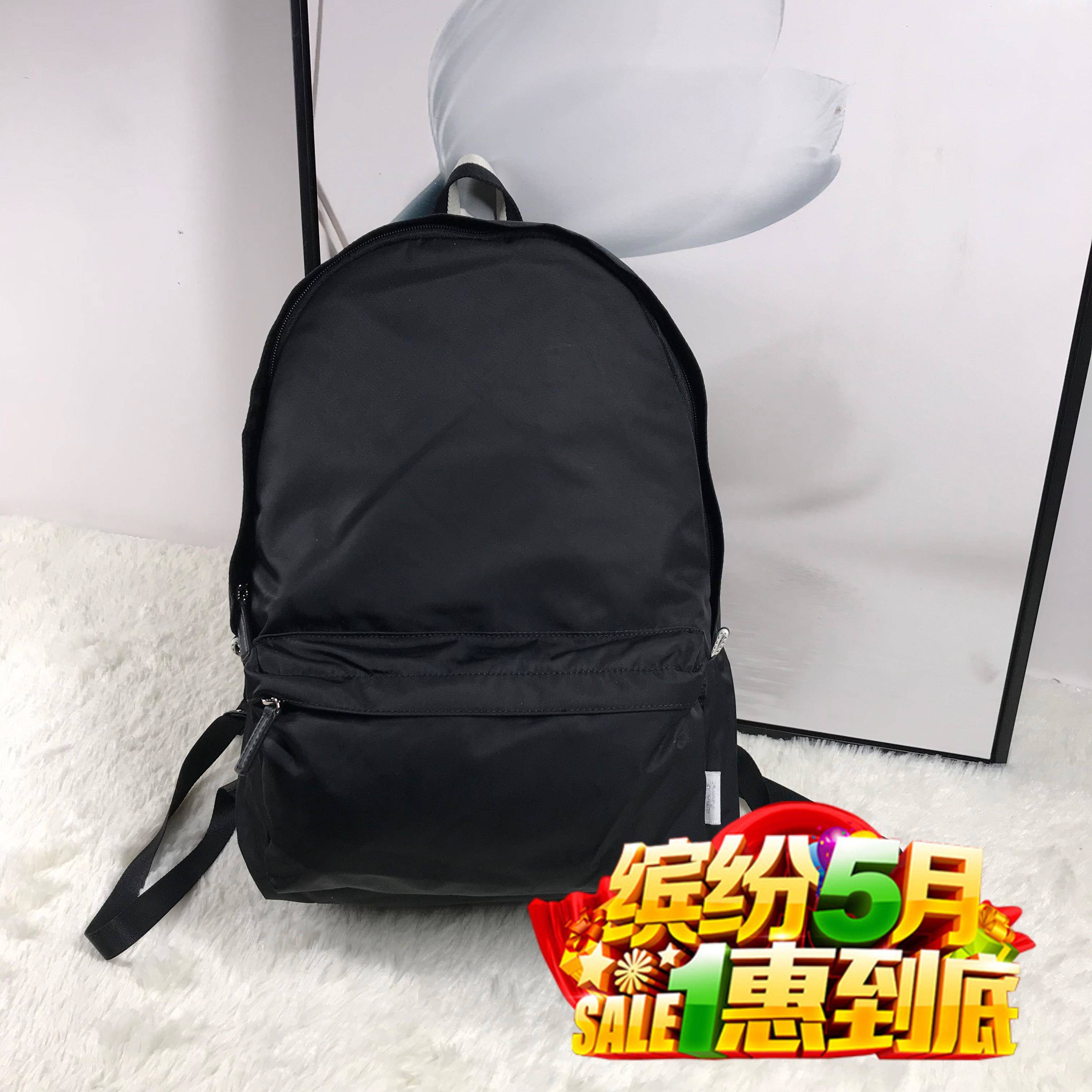 ab尼龙防水布料休闲女士双肩背包