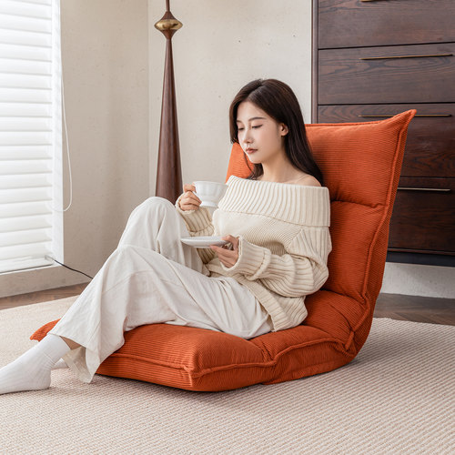 榻榻米地上靠背椅子单人座椅沙发