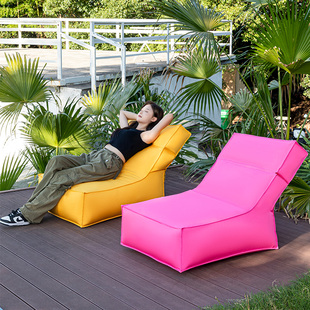 户外防水懒人沙发海边旅游景区酒店草地露营派对网红豆袋休闲躺椅