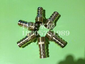 。纯铜转接头 1/2 插Φ6mm-19mm 外丝宝塔接头 加厚宝塔接头