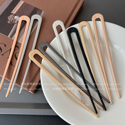 米哆拉发簪合金极简风发饰