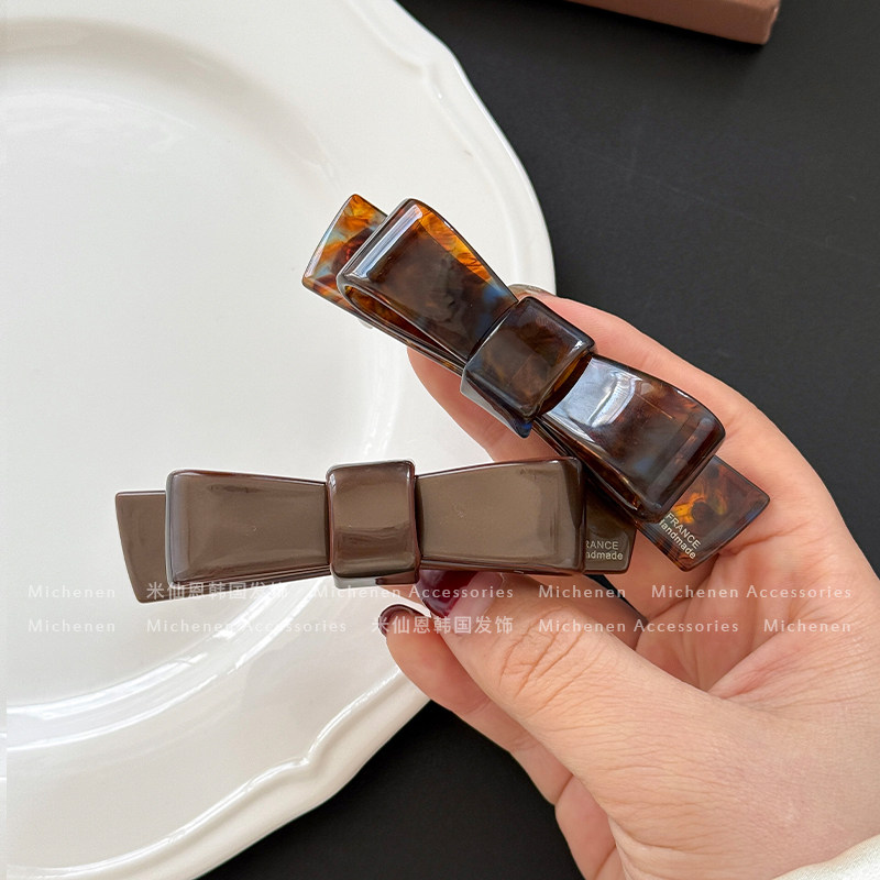 米仙恩韩国进口France蝴蝶结大号发夹法式复古弹簧夹气质横夹顶夹,饰品/流行首饰/时尚饰品新,发饰,淘宝优惠券,粉丝福利购,淘宝优惠卷