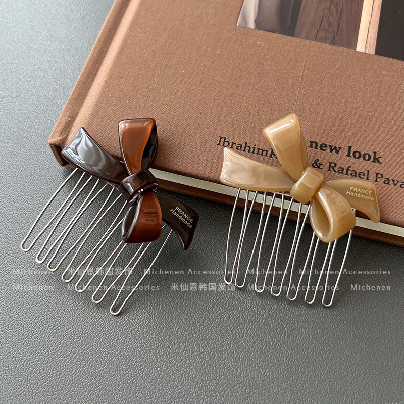 仙恩发插醋酸甜美发梳发夹