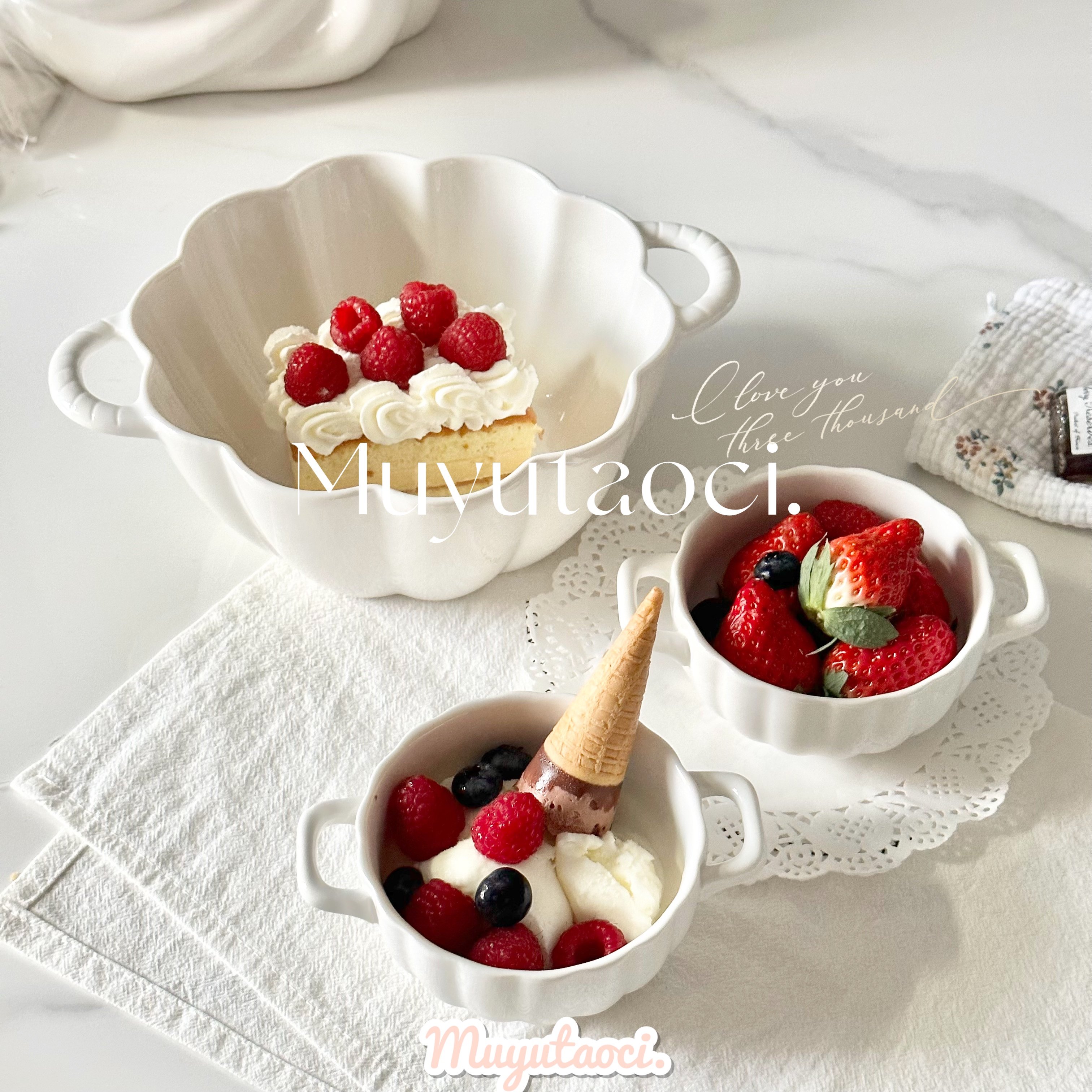 法式高颜值双耳汤碗ins奶油陶瓷家用可爱南瓜螺蛳餐具甜品小碗,餐饮具,碗,淘宝优惠券,粉丝福利购,淘宝优惠卷