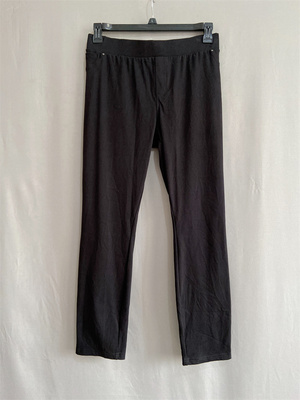 高腰大码女裤ma松紧小脚裤