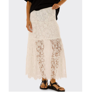 大码 Maxi 女装 lace Skirt 高腰蕾丝半身裙长裙tiered 澳洲单edit