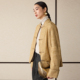 如意连云 夹棉短外套 小立领提花盘扣棉服女新中式 年禧 26新年款