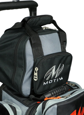 MOTIV品牌 可绑拉杆上的附加保龄球包 扩展存储空间多带个球