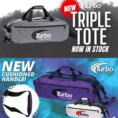 Turbo动力品牌保龄球拉绳三球袋