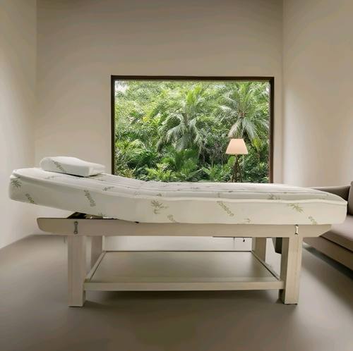 高档美容院用实木乳胶床