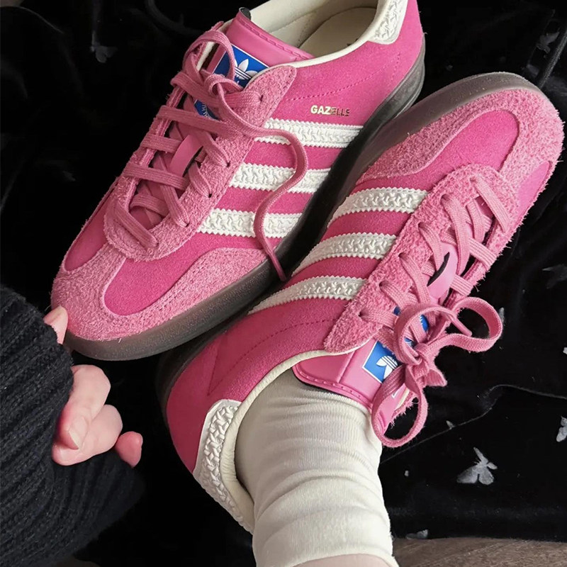 Adidas/阿迪达斯GAZELLE INDOOR草莓熊粉经典运动板鞋T头鞋IF1809,运动鞋new,板鞋,淘宝优惠券,粉丝福利购,淘宝优惠卷