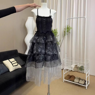 不退换y 淼a576杏树Lolita魔女集市洛丽塔吊带公主裙连衣裙女