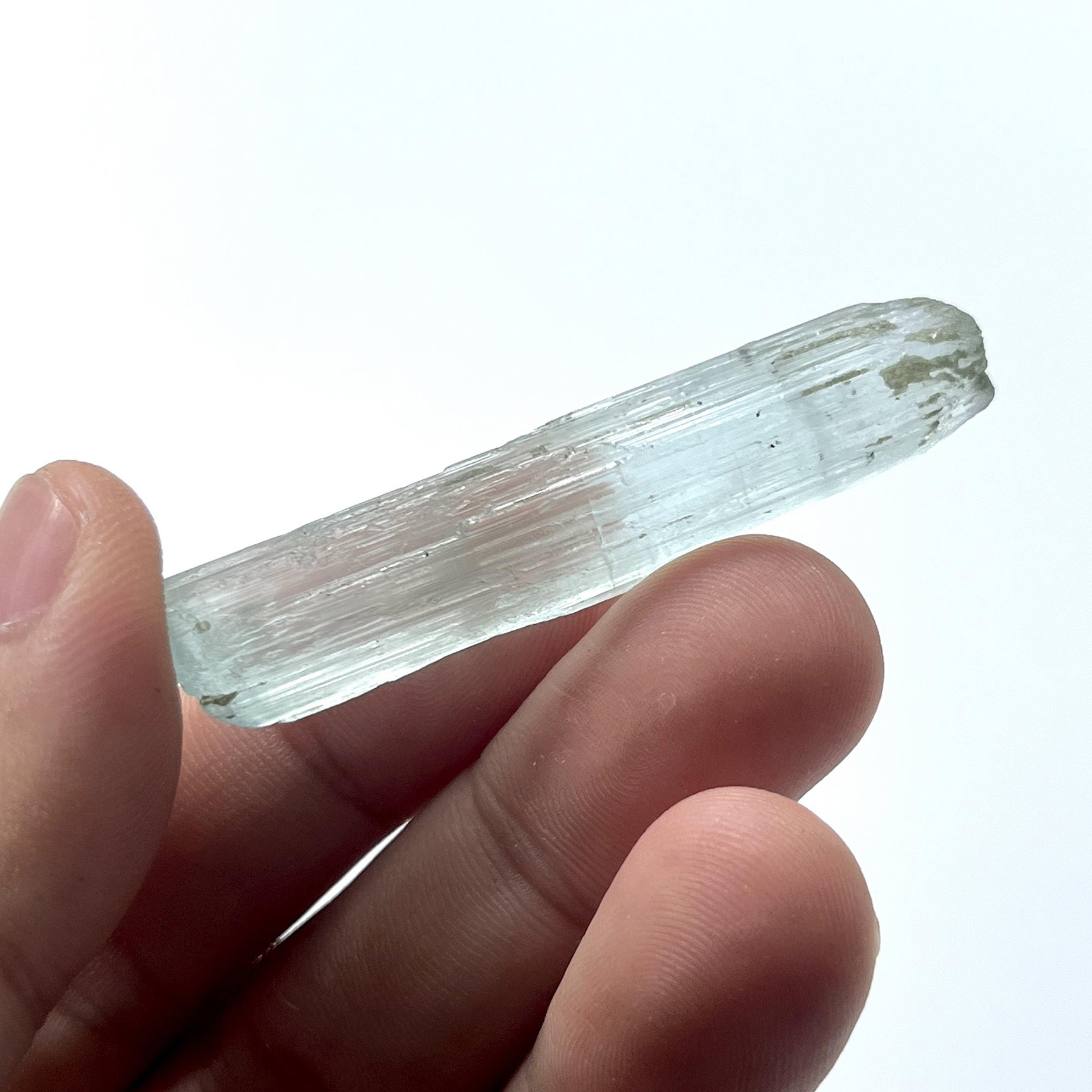 巴基斯坦海蓝宝原石 天然海蓝宝吊坠镶嵌裸石 矿标半宝石收藏